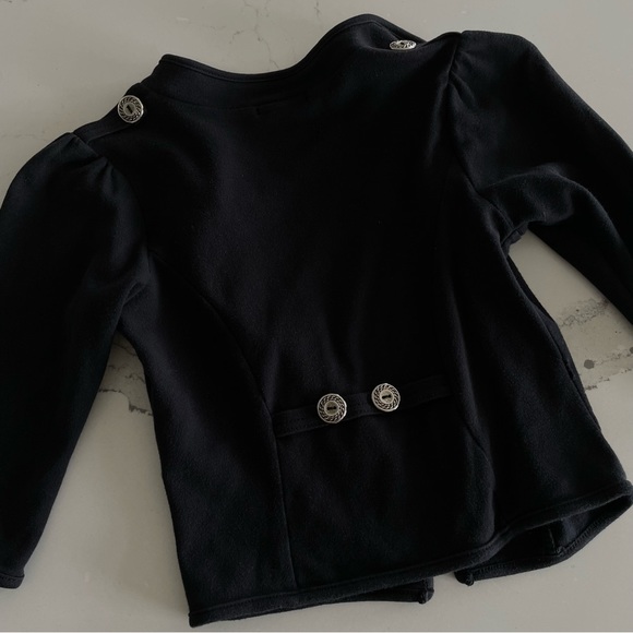 Cropped Jacket With Buttons Sz S - Picture 6 of 8